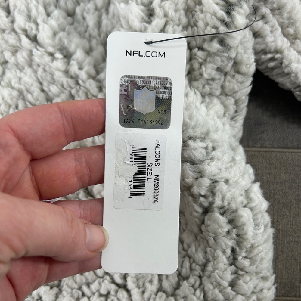 Atlanta Falcon Sherpa Quarter Zip Jacket - Picture 7 of 10